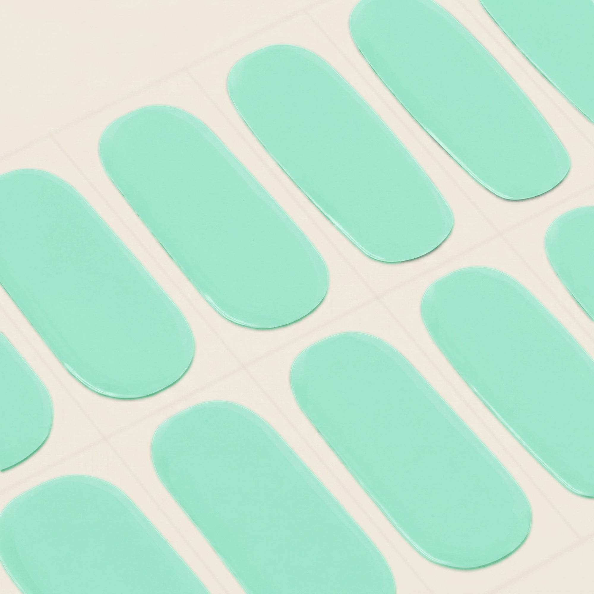 mesme mint green nail wraps strip
