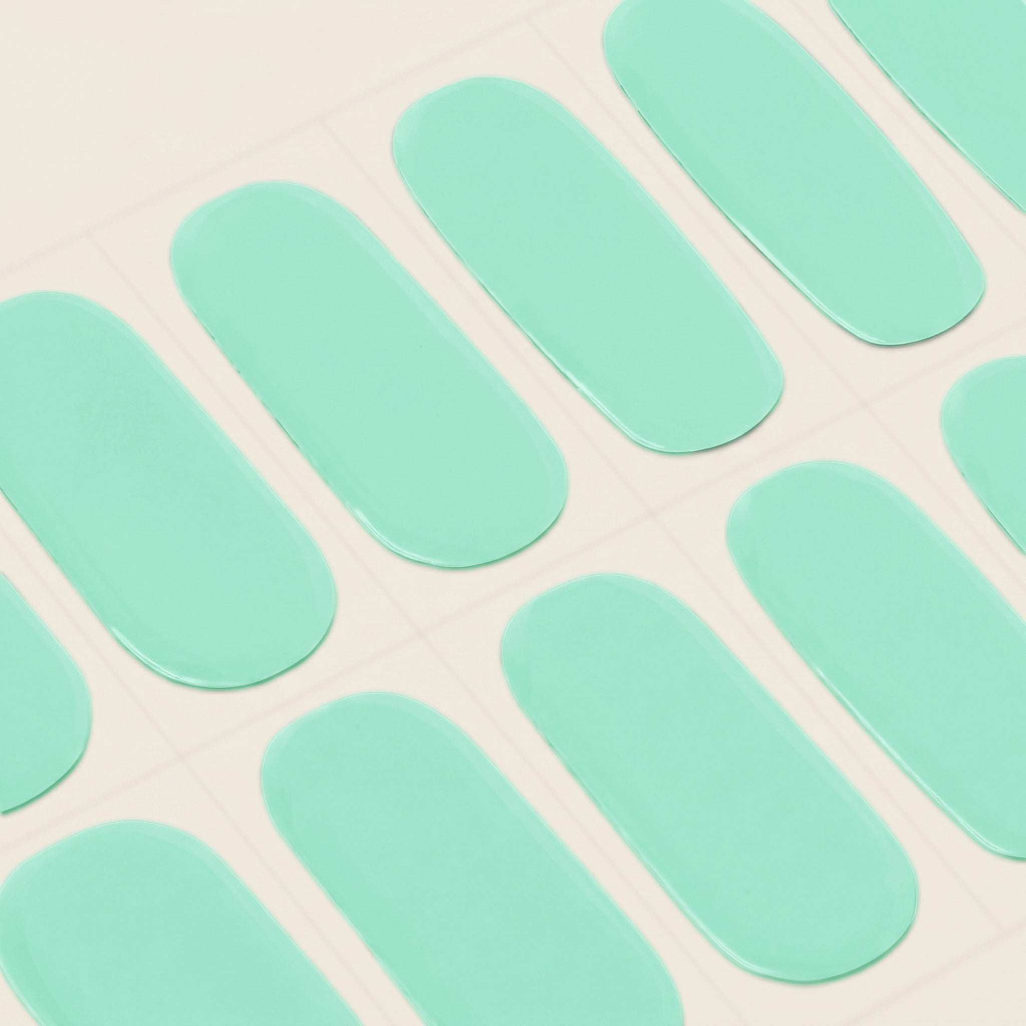 mesme mint green nail wraps strip