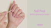 Video tutorial showing how to prepare your nails before applying mesme Nail Wraps for long-lasting wear.
